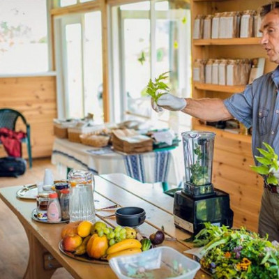 Veselības augu brīvdabas funkcionālā ekspozīcija LĀDES AVOTIŅI - saimniecību bildes